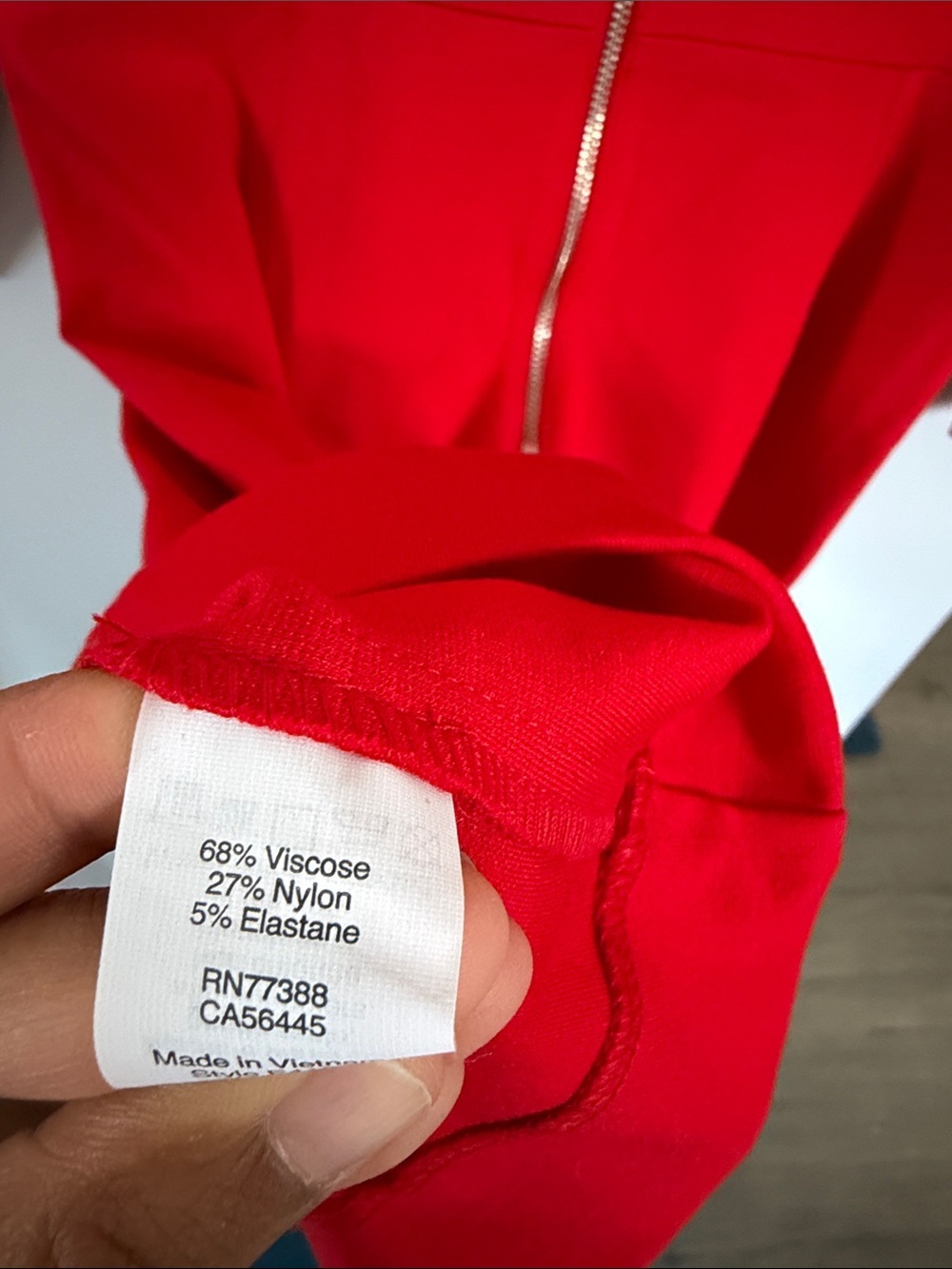 J. Crew Red Long Sleeve Sheath Dress size 4 - Picture 5 of 5